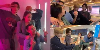10 Potret Raffi Ahmad dan Nagita Slavina Main ke SM Entertainment, Hendery - Yangyang WayV Jadi Saksi Kebucinan Couple Andara di Korea