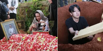 10 Potret Suasana Pemakaman Hilbram Dunar, Diiringi Tangis Sedih Kehilangan dari Anak Hingga Sahabat