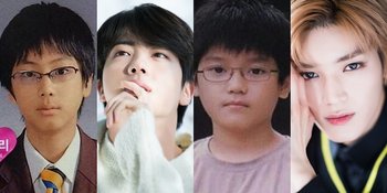 10 Potret Transformasi Idol K-Pop yang Pakai Kacamata Sebelum Debut, Cakepnya Bikin Pangling