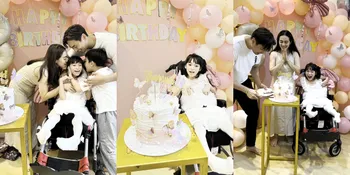 10 Potret Ulang Tahun ke-8 Shannuel Putri Jevier Justin dan Tiffany Orie yang Idap Cerebral Palsy, Sederhana Tapi Penuh Bahagia
