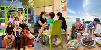 10 Potret Zaskia Adya Mecca dan Hanung Bramantyo Bawa Anak Tes Alergi - Terapi Imunitas Sekaligus Liburan ke Singapura