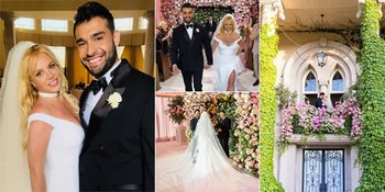11 Foto Pernikahan Britney Spears dan Sam Asghari, Romantis Bak Fairytale - Hampir Digagalkan Mantan Suami