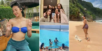 11 Potret Hot Anya Geraldine Pakai Bikini Two Piece Saat Liburan di Bali, Netizen Jadi Auto Zoom