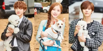 11 Potret Kompak Idol K-Pop dengan Peliharaan di Lokasi Idol Star Dog Championship, Kembaran Baju - Cosplay