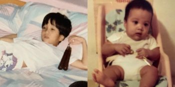 11 Potret Masa Kecil Dikta yang Terbukti Tampan dan Ganteng Sejak Lahir, Hidungnya Mancung Jadi Sorotan - Pernah Bergaya Rambut Ala Korea