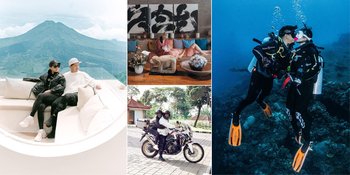 11 Potret Mesra Chelsea Olivia dan Glenn Alinskie yang Bikin Baper, Boncengan Naik Motor di Bali - Ciuman Romantis di Bawah Laut