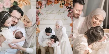 11 Potret Tasyakuran Akikah Baby Kira Anak Hamidah Rachmayanti dan Irvan Farhad, Estetik dan Family Goals Banget