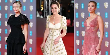 12 Foto Fashion Artis Hollywood di Red Carpet BAFTA 2020, Kate Middleton - Margot Robbie Cantik Banget!