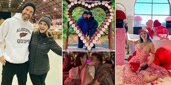 12 Foto Perayaan Hari Valentine Artis Hollywood, Ciuman Mesra - Surprise Romantis Penuh Cinta