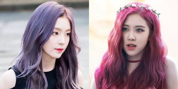 32 K-Pop Idol Cewek Makin Cantik Dengan Rambut Warna Cerah, Irene RV - Rose BLACKPINK