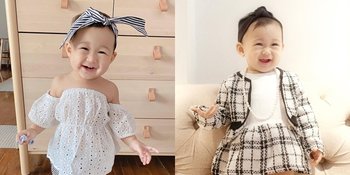 6 Potret Gaya Rumaisha Anak Dian Pelangi dalam Balutan Outfit Hitam-Putih, Swag Banget Pakai Kacamata Hitam - Senyumnya Bikin Meleleh