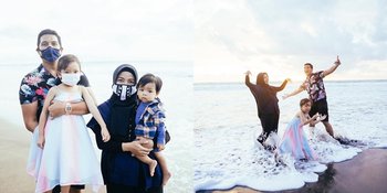 6 Potret Liburan Tantri Syalindri ke Bali Bersama Suami dan Anak, Asyik Main di pantai - Kocak Pasang Wajah Nempel Kaca
