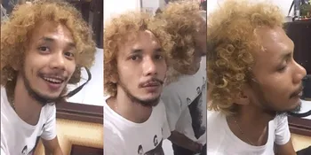 6 Potret Terbaru Norman Kamaru, Kini Tampil Beda Berambut Keriting Pirang