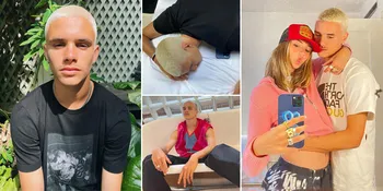 7 Foto Romeo dengan Kepala Gundul dan Rambut Blonde, Makin Ganteng - Mirip David Beckham Waktu Muda