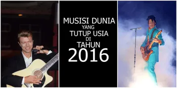 7 Musisi Tersohor Dunia Yang Tutup Usia di Tahun 2016