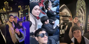 7 Potret Adi Nugroho dan Donita Ajak Anak Liburan ke Singapura, Kerjakan Tugas Sekolah di Bandara Jelang Keberangkatan