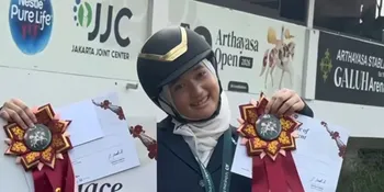 7 Potret Aisha Anak Irfan Hakim Menang Lomba Berkuda, Bikin Ayahnya Bangga