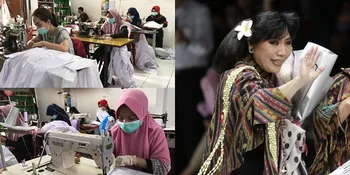 7 Potret Aksi Anne Avantie Lawan Corona, Biasa Jahit Kebaya Kini Jahit Baju APD