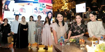 7 Potret Annisa Pohan Hadiri Ulang Tahun Yenny Wahid ke-50, Kompak Tampil Anggun dengan Aliya Rajasa - Pilihan Gaunnya Ramai Dipuji
