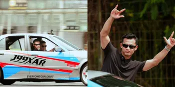 7 Potret Asiknya Pratama Arhan Latihan Drifting, Didampingi Rifat Sungkar!