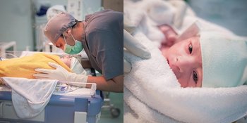 7 Potret Baby Ali Anak Vebby Palwinta yang Baru Lahir, Berkulit Putih dan Tampan - Hidungnya Mancung