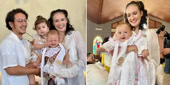 7 Potret Baby Djala Dibaptis, Pakai Dress Warisan Nadine Chandrawinata Saat Masih Bayi