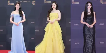 7 Potret Cantik Aktris Korea yang Mengenakan Gaun Terindah di Red Carpet MBC Drama Awards 2022, Tampilkan Pesona Klasik - Penuh Warna