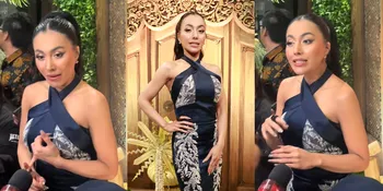 7 Potret Denada di Acara Ngunduh Mantu Al Ghazali & Alyssa, Tampil Cantik Manglingi Setelah Oplas