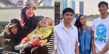 7 Potret Diah Permatasari Bareng Dua Anaknya yang Ganteng dan Sudah Beranjak Remaja, Tinggi Badannya Jadi Sorotan - Bak Adik Kakak