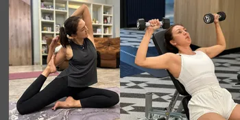 7 Potret Donna Agnesia Tetap Enerjik di Usia Kepala 4, Rajin Berolahraga Mulai dari Yoga sampai Pilates
