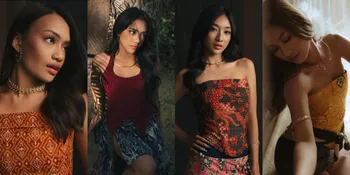 7 Potret Member NO NA Girl Group Pakai Kain Nusantara, Pesona Cantiknya Edan