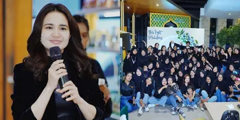 7 Potret Michelle Ziudith Buka Bersama Fansnya 'Michellers', Seru dan Bahagia Berbagi Momen Ramadan