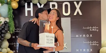 7 Potret Perayaan Ultah Jennifer Bachdim ke-39, Bertema Hyrox - Dapat Surprise di Bandara