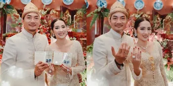 7 Potret Pernikahan Niken Anjani - Adimaz Pramono, Pilih Tema Adat Palembang
