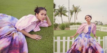 7 Potret Photo Shoot Terbaru Sandrinna Michelle Bintang 'DJS THE MOVIE: BIARKAN AKU MENARI', Cantik Bak Cinderella - Gaunnya Indah Jadi Sorotan