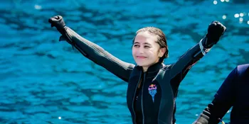 7 Potret Prilly Latuconsina Ikuti Kompetisi Cliff Diving, Sulit dan Penuh Tantangan Tapi Seru