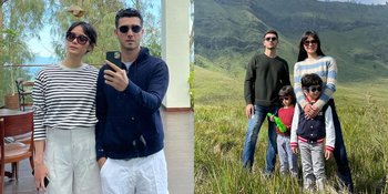 7 Potret Seru Renata Kusmanto dan Fachri Albar Ajak Anak-anak Liburan ke Bromo, Serasa Piknik Asik