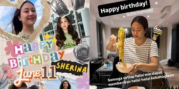 7 Potret Sherina Munaf Ulang Tahun ke-35, Potong Nasi Tumpeng dan Banjir Ucapan Selamat