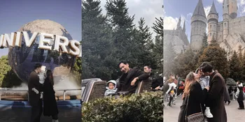 7 Potret Stella Cornelia dan Fendy Chow Ajak Avery Liburan ke Jepang, Perdana Main di Theme Park - Naik Roller Coaster