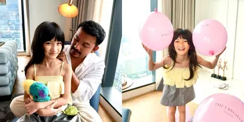 7 Potret Ulang Tahun Salma Putri Atiqah Hasiholan dan Rio Dewanto, Kini Sudah Berusia 8 Tahun - Jago Make Up dan Jadi Model Cilik