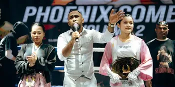 7 Potret Winona Adik Davina Karamoy Menang Tinju Lawan Cimoy, Kemenangan Dirayakan Meriah