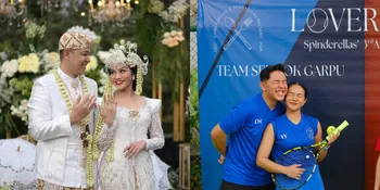 7 Potret Yura Yunita & Donne Maula Rayakan Ulang Tahun Pernikahan dengan Main Tenis, Menang Meski Diguyur Hujan