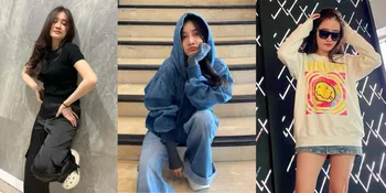 8 Gaya Kasual Ala Lia Amelia, Mantan Personil Trio Macan - Tetap Kece Meski Cuma Pakai Kaos Hitam!