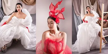 8 Gaya Selfi Nafilah dalam Balutan Gaun-Gaun Mewah, Cantik Banget
