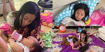 8 Momen Aqila Putri Sirajuddin dan Imel Putri Momong Baby Arsila Anak Zaskia Gotik, Disayang Bak Adik Kandung Sendiri