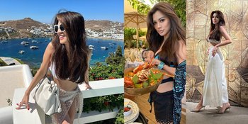 8 Potret Adinda Bakrie di St Tropez dan Mykonos, Hot Berbikini - Party Mewah Bareng Sosialita