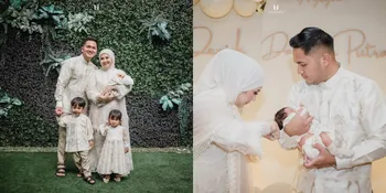 8 Potret Akikah Baby Danish Anak Ketiga Kesha Ratuliu dan Adhi Permana, Khidmat - Penuh Kehangatan