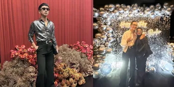 8 Potret Aming di Pesta Ultah Olla Ramlan, Tampil Modis dengan Model Baju See Through