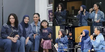 8 Potret Aurel Hermansyah dan Amora Lemos Latihan Bareng Jelang Konser Kris Dayanti di Malaysia, Kompak Pakai Outfit Denim on Denim