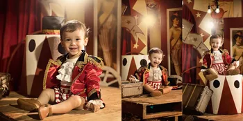 8 Potret Baby Yannick Anak Yasmine Wildblood yang Kini Genap Berusia 1 Tahun, Ganteng Pakai Baju Pemain Sirkus